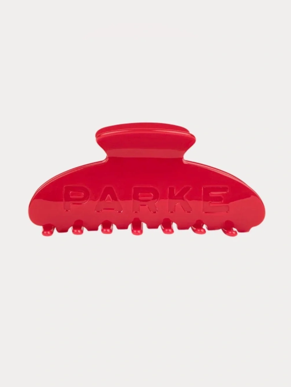 Parke Claw Clip in Ruby